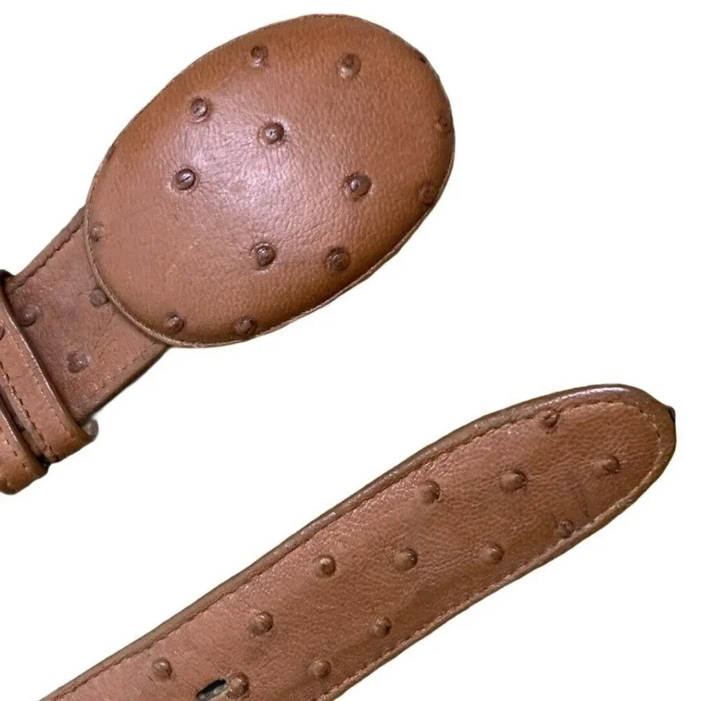 El General Mexico Western Belt sz 30‎ Tan Ostrich